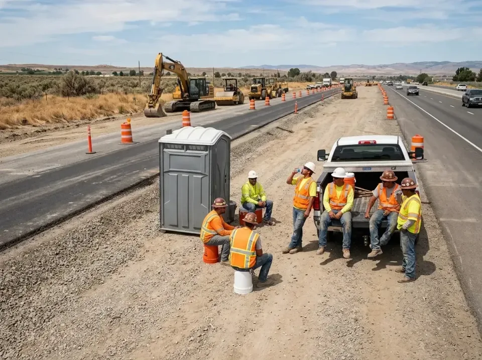 highway-road-construction-crew-007 — frequently asked questions, Porta Potty and Restroom Rentals in Bon Secour, AL